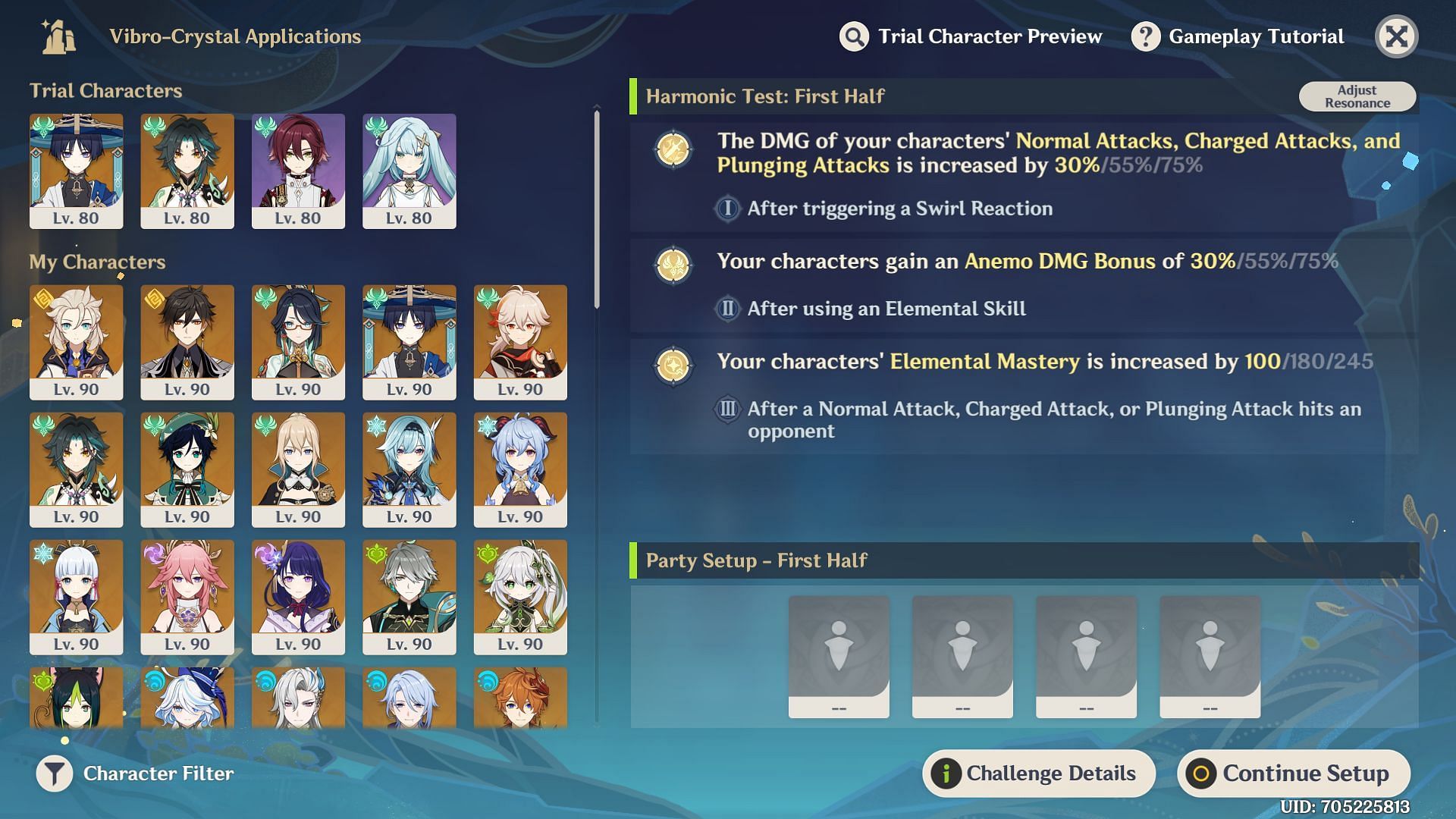 Choose your teams (Image via HoYoverse)